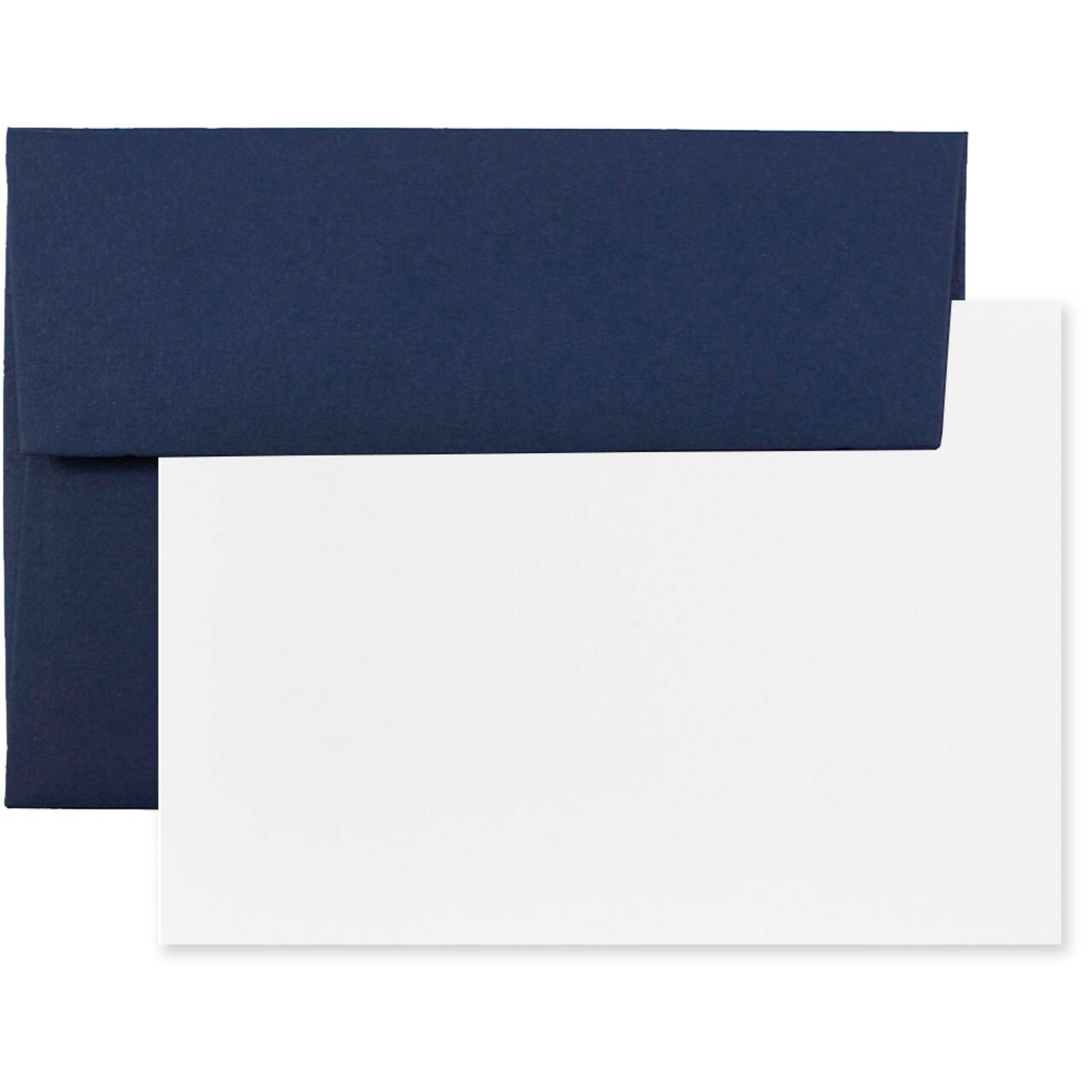JAM Paper 3.62" x 5.12" Blank Greeting Cards Set with Envelopes, 25ct.